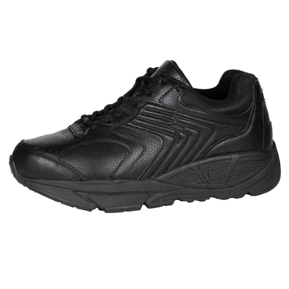 NEW XELERO men's matrix leather shoes in black